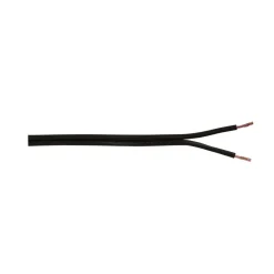 Zwillingsleitung YXFAZ 2 x 0,75 schwarz Meterware